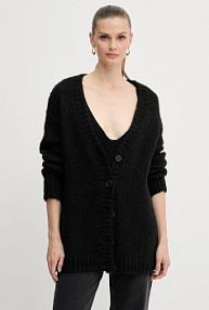 Kardigan Silvian Heach  czarny GPA25267CD