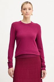 Sweter Silvian Heach  bordowy damski GPA25038MA