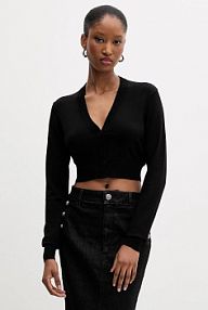 Kardigan Silvian Heach  czarny GPA25383CD