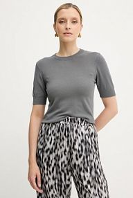 T-shirt Silvian Heach  szary damski GPA25040MA