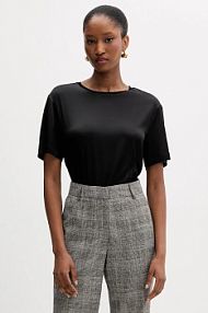 T-shirt Silvian Heach  czarny damski GPA25530BL