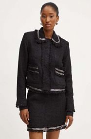 Kurtka przejściowa Silvian Heach  czarna damska GPA24091GC