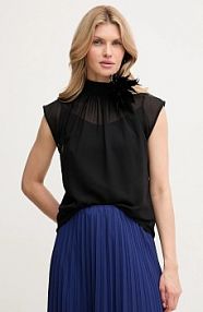 Bluzka Silvian Heach  czarna damska CVP25016BL