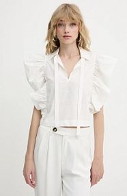 Bluzka Silvian Heach  biała damska CVP25028CA