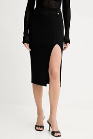 Spódnica midi Silvian Heach  czarna GPP25210LO