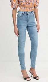 Jeansy Silvian Heach  niebieskie damskie GPP25146JE