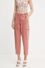 Jeansy Silvian Heach  pomarańczowe damskie GPP25187JE