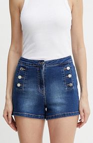 Szorty jeansowe Silvian Heach  granatowe GPP25138SH