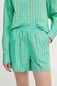 Szorty Silvian Heach  turkusowe damskie GPP25445SH