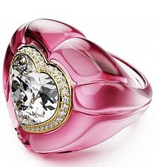Pierścionek Swarovski  różowy 5709992