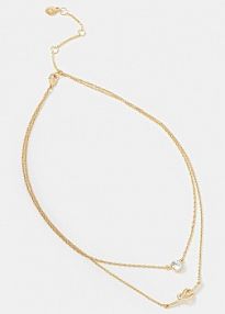 Naszyjnik DKNY  złoty 04N00308