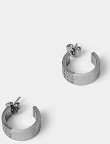 Kolczyki MM6 Maison Margiela  srebrne SM7VG0056.P83