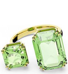 Pierścionek Swarovski  zielony 5619629