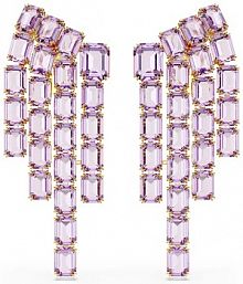 Kolczyki Swarovski  fioletowe 5720837