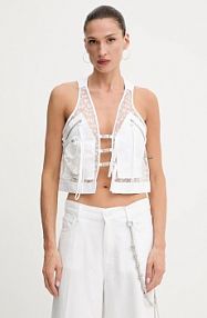 Kamizelka pinko  biała damska 105262.A2MO