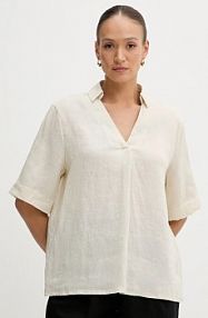 Bluzka United Colors of Benetton  beżowa damska 5BMLDQ0B6