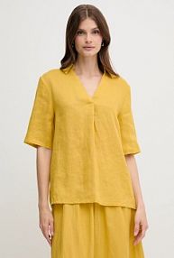 Bluzka United Colors of Benetton  żółta damska 5BMLDQ0B6