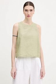 Bluzka United Colors of Benetton  zielona damska 5YPVDQ0BL