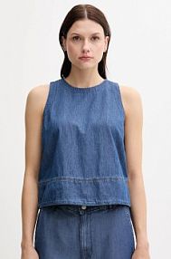 Bluzka United Colors of Benetton  niebieska damska 5DHJDH00Q