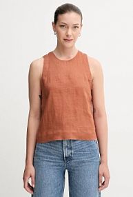 Bluzka United Colors of Benetton  pomarańczowa damska 5BMLDQ0BU