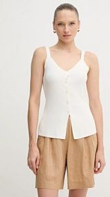 Bluzka Sisley  beżowa damska 1084MH00G