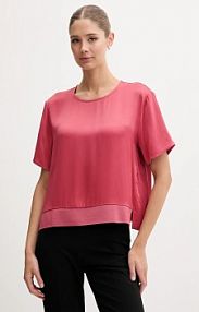 Bluzka Sisley  różowa damska 52BZLQ093