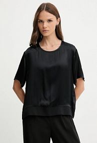 Bluzka Sisley  czarna damska 52BZLQ093