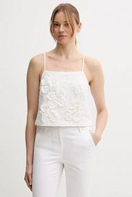 Bluzka Sisley  biała damska 5WFQLH01G