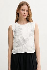 Bluzka Sisley  beżowa damska 5HZELH01L