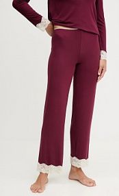 Piżama United Colors of Benetton  bordowy damska 3Z123F04A