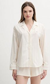 Piżama Tommy Hilfiger  beżowa damska UW0UW05764