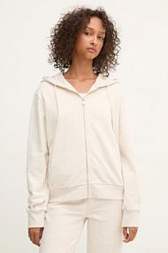 Bluza rozpinana Guess  beżowa damska O5RQ01.KCO31