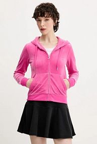 Bluza rozpinana Juicy Couture  różowa damska JCAP176