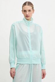 Bluza rozpinana adidas Originals  turkusowa damska JN6128