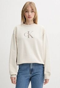 Bluza przez głowę Calvin Klein Jeans  beżowa LV047B234G