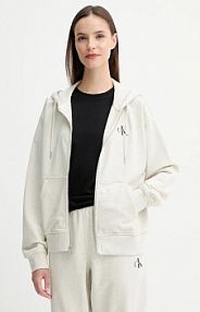 Bluza rozpinana Calvin Klein Jeans  szara damska LV047B270G