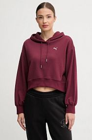 Bluza przez głowę Puma  bordowy 629746