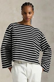 Longsleeve Polo Ralph Lauren  czarny damski 211959103