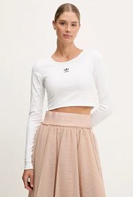 Longsleeve adidas Originals  biały damski JC9011