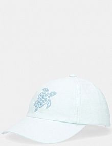 Czapka z daszkiem Vilebrequin  niebieska damska OMAC1304