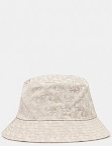 Kapelusz Calvin Klein Jeans  beżowy damski LV04K5059G