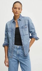 Koszula jeansowa PATRIZIA PEPE  niebieska 8C0771.D098