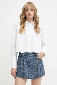 Koszula z długim rękawem Armani Exchange  biała XW000494.AF12