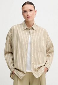 Koszula Sisley  zielona damska 5LKYLQ08H