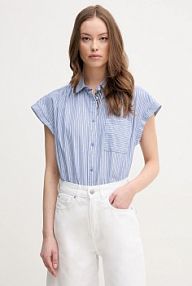 Koszula z krótkim rękawem Pepe Jeans  niebieska PL305043