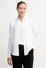 Koszula z długim rękawem United Colors of Benetton  biała 5WPQDQ0AX