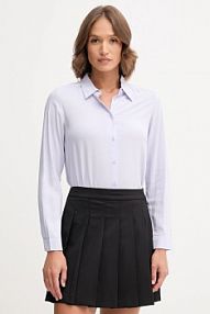 Koszula z długim rękawem United Colors of Benetton  fioletowa 5WPWDQ0B0