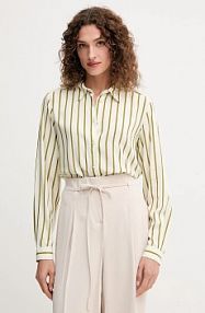 Koszula z długim rękawem United Colors of Benetton  beżowa 5T17DQ0AZ