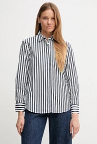 Koszula United Colors of Benetton  granatowa damska 59T7DQ0BH