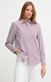 Koszula United Colors of Benetton  bordowy damska 59T7DQ0BH